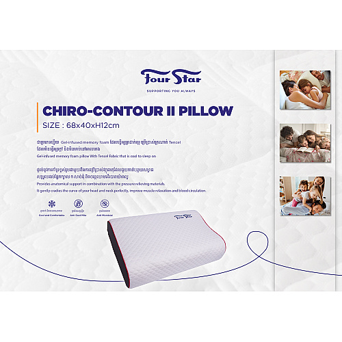 Four Star Chiro Contour II Pillow